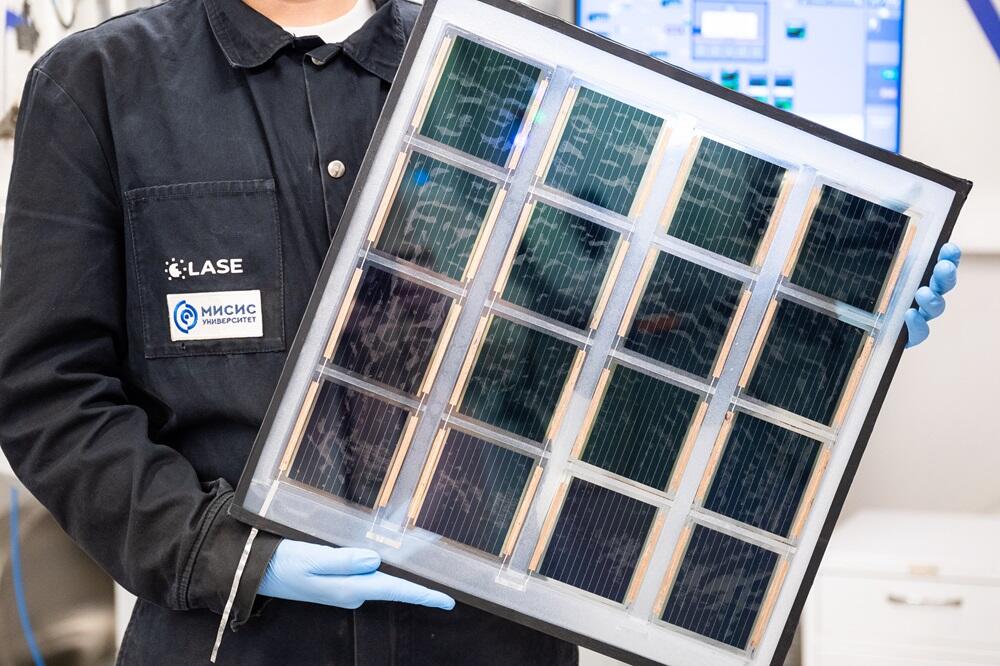 Первую полноформатную отечественную солнечную панель представили в Университете МИСИС. 4 октября 2024 года. Новости университета НИТУ МИСИС в Москве